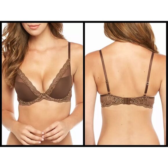 💕NATORI💕 Feathers Underwire Contour Bra Truffle - Picture 2 of 16